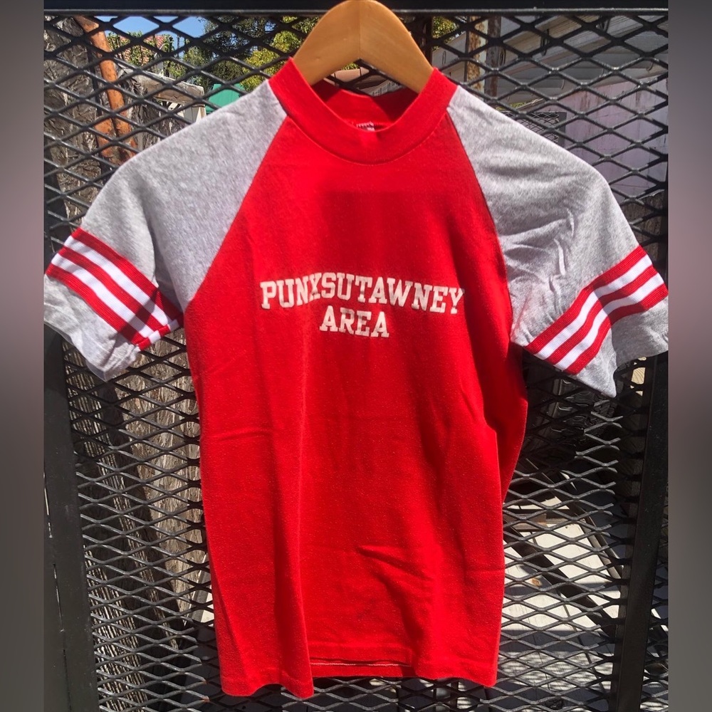 vintage punxsutawney tee

discoloration in pic #2